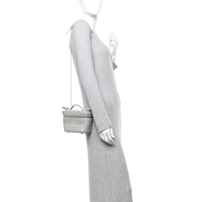 Bottega Veneta Nappa Intrecciato Small Vanity Case On Strap Agate Grey 2 of 10