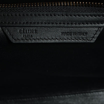 Celine Smooth Calfskin Mini Luggage Black 8 of 9