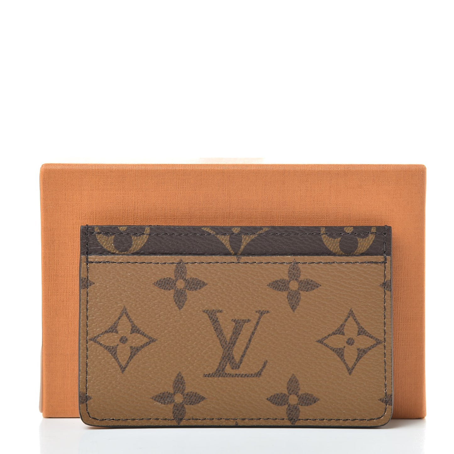 Reverse Monogram Card Holder