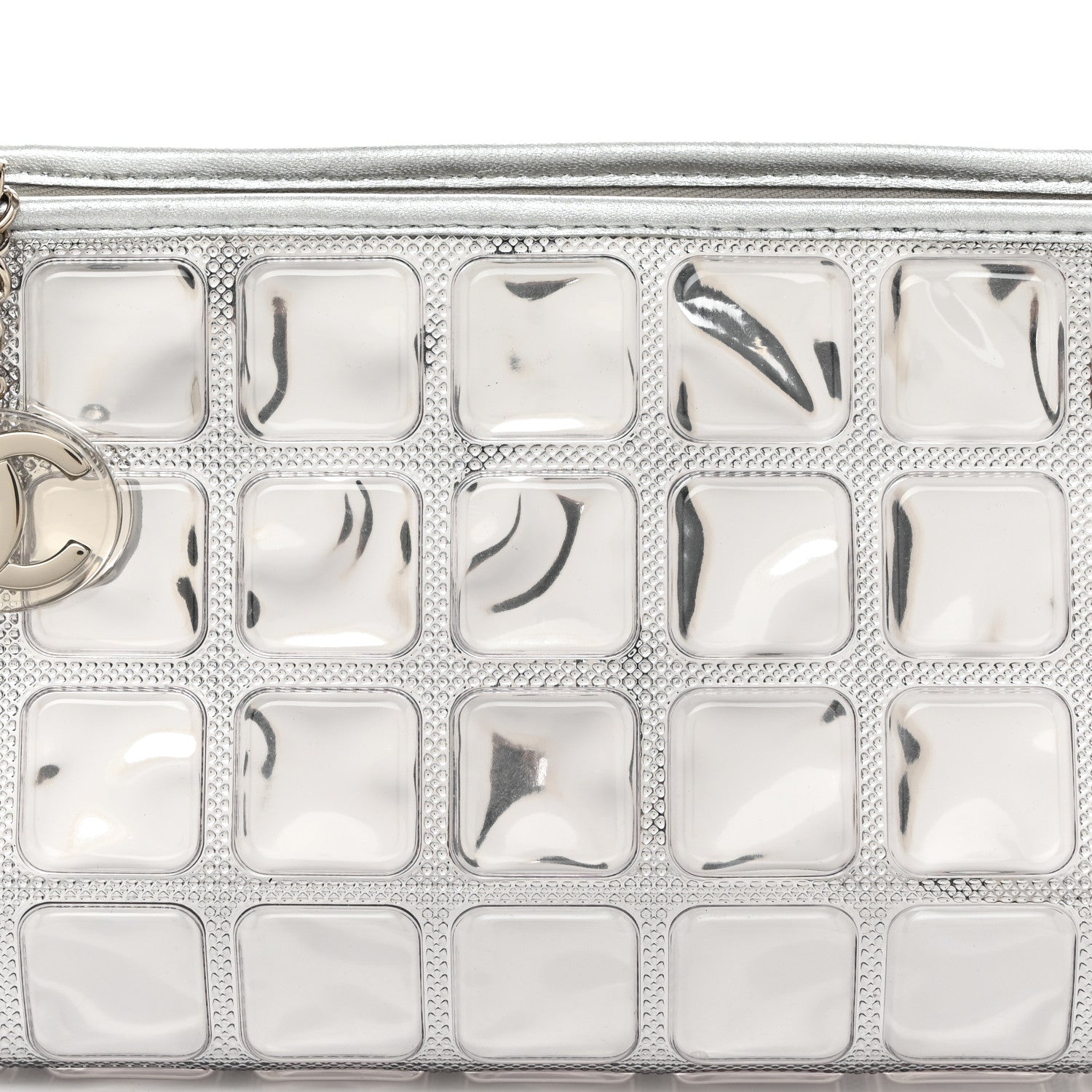 Chanel Vinyl Ice Cube Pochette 8 of 12