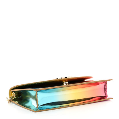 Christian Louboutin Metallic Specchio Boreal Loubi54 Crossbody Clutch Multicolor Gold 4 of 11