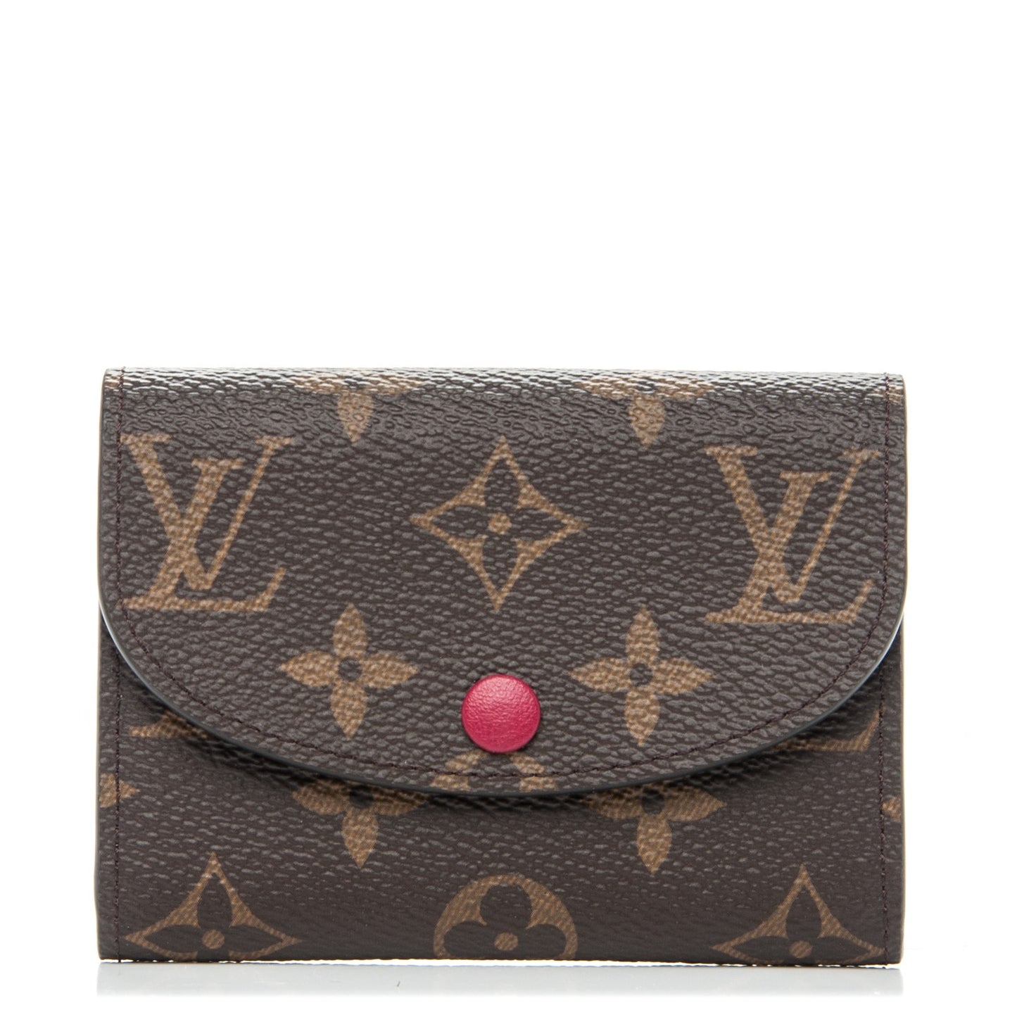 Monogram Rosalie Coin Purse Fuchsia