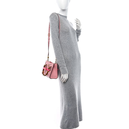 Gucci Wonka Grain Calfskin Mini Diana Tote Bag Wild Rose Fuxia Fluo 2 of 13