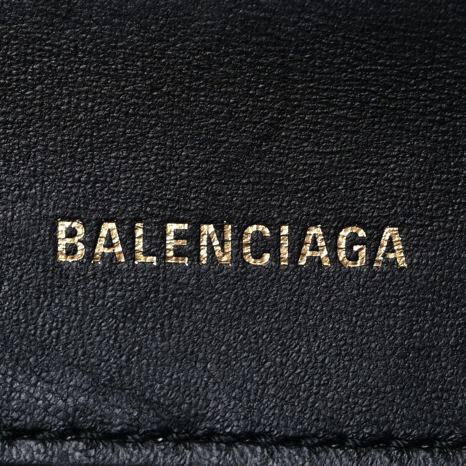 Balenciaga Shiny Box Calfskin Small Hourglass Top Handle Bag Black 6 of 10