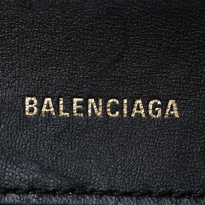 Balenciaga Shiny Box Calfskin Small Hourglass Top Handle Bag Black 6 of 10