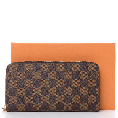 Louis Vuitton Damier Ebene Zippy Wallet Rose Ballerine 9 of 9