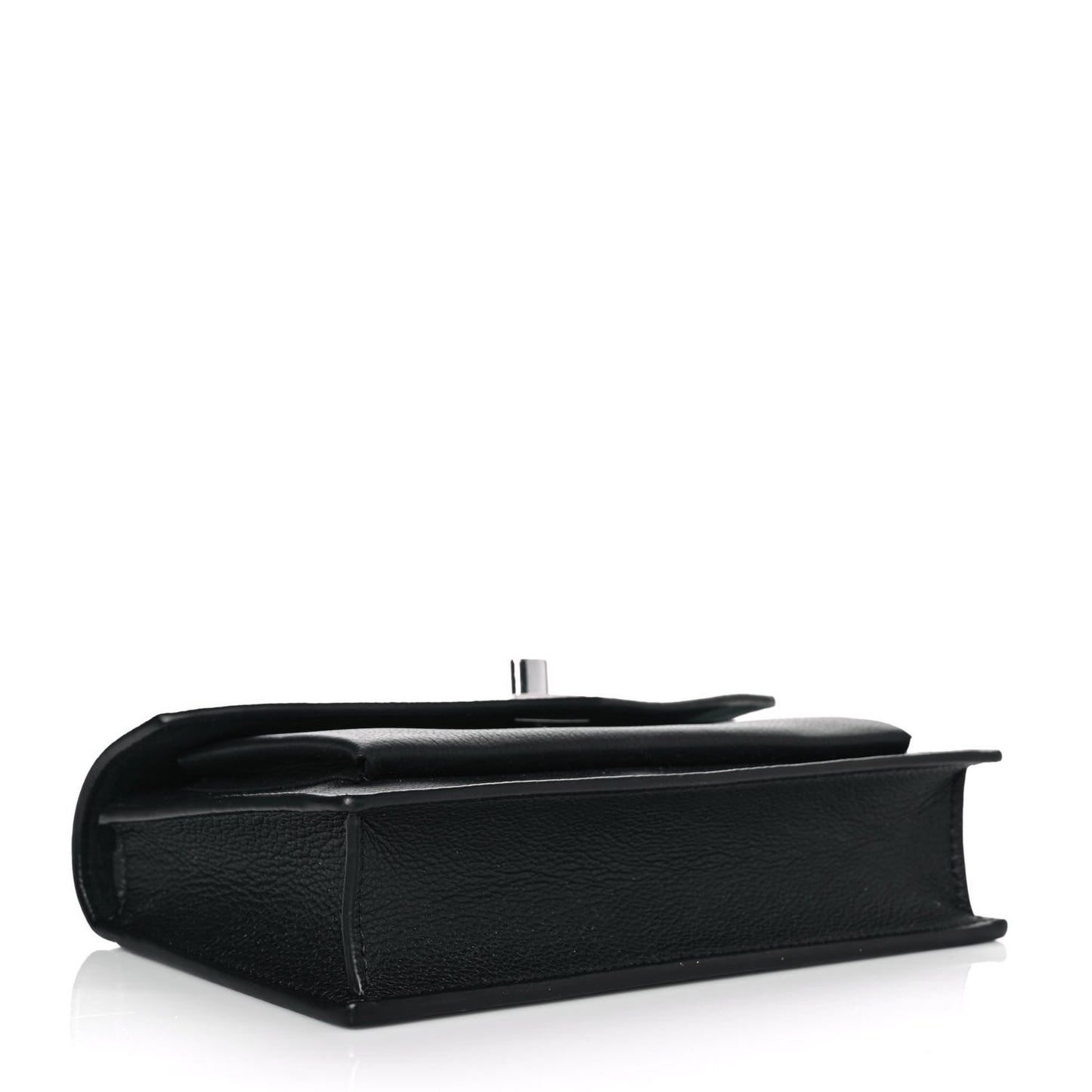 Soft Calfskin My Lockme Chain Pochette Black