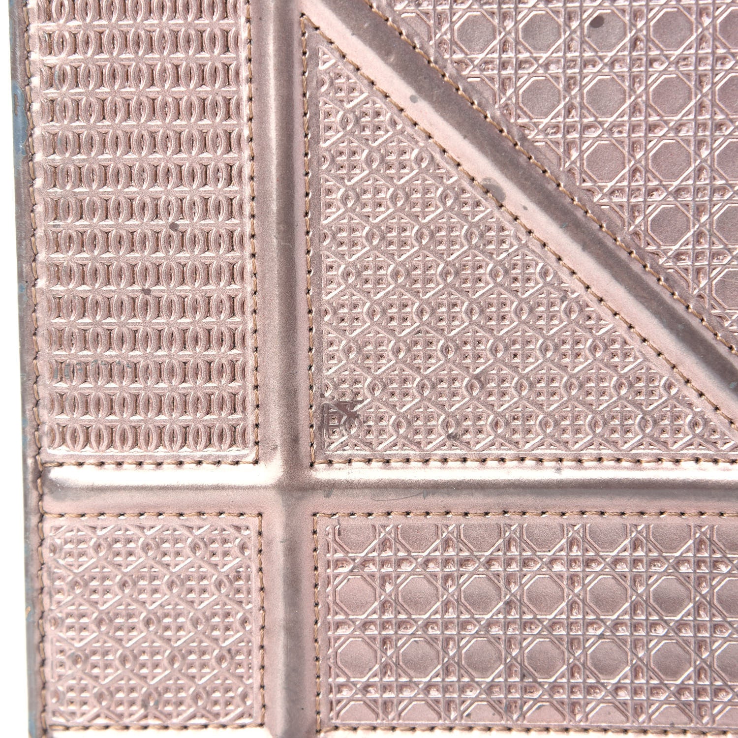 Christian Dior Metallic Patent Micro-Cannage Medium Diorama Flap Bag Pink 13 of 15