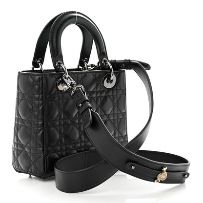 Christian Dior Lambskin Cannage Small My ABCDior Lady Dior Black 3 of 10
