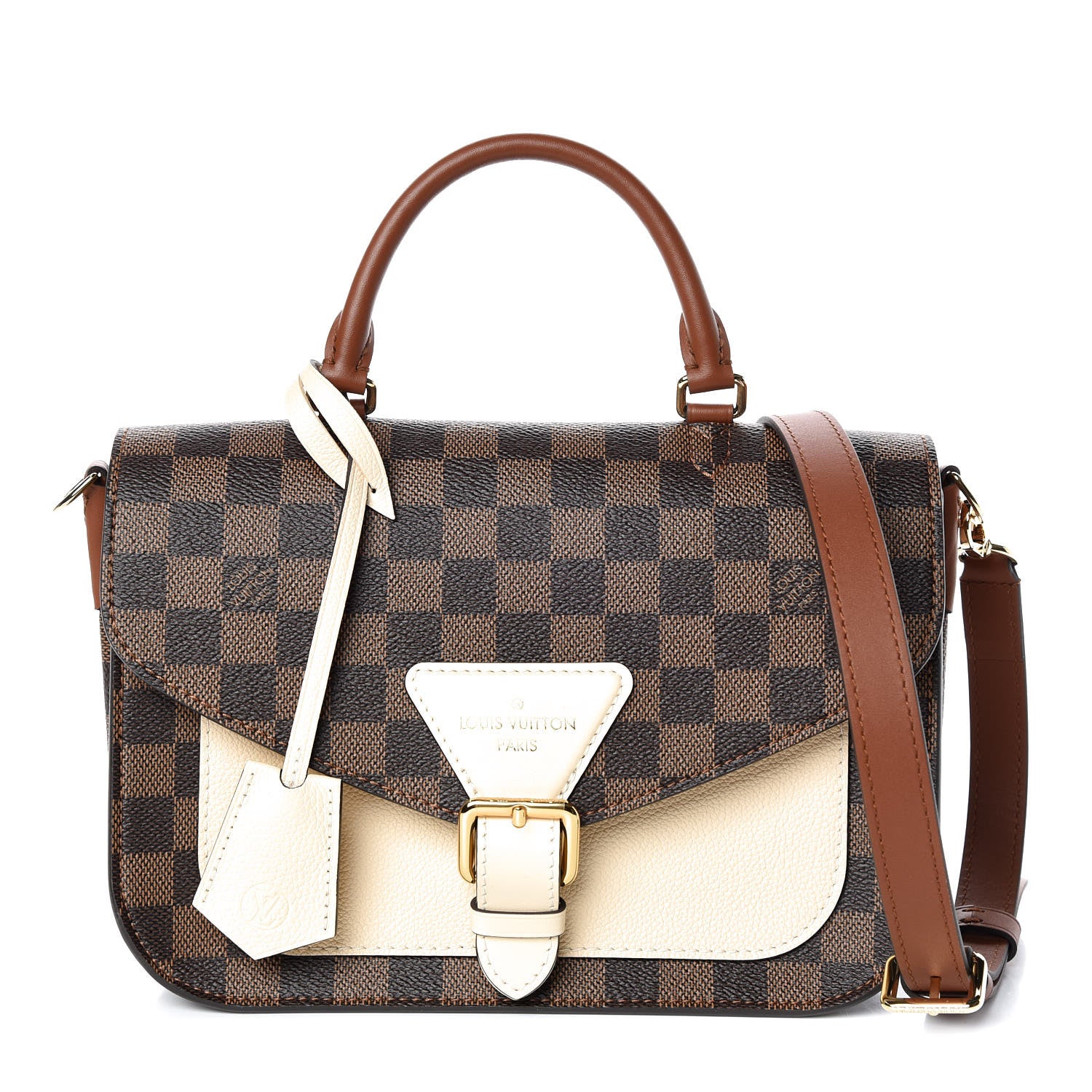 Louis Vuitton Damier Ebene Beaumarchais Creme 1 of 8