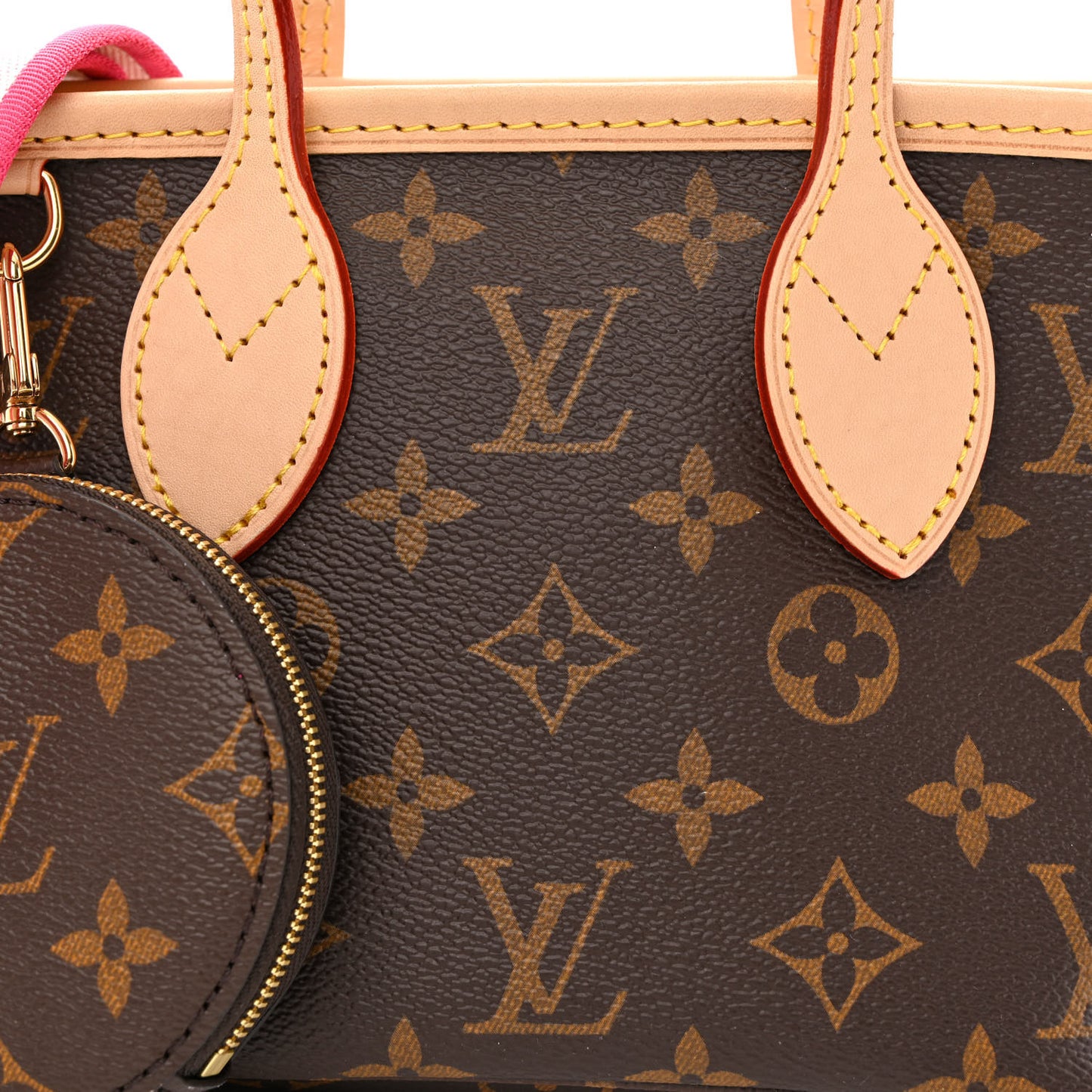 Monogram Neverfull BB Pink Peony