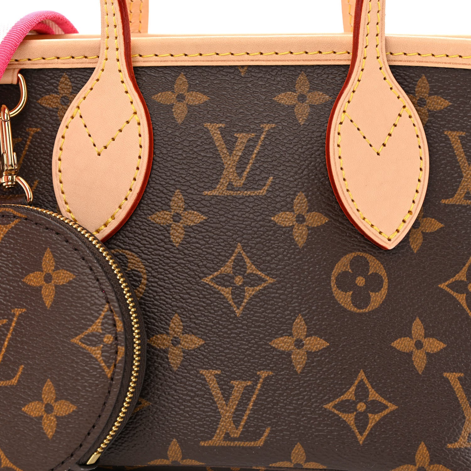 Louis Vuitton Monogram Neverfull BB Pink Peony 9 of 12