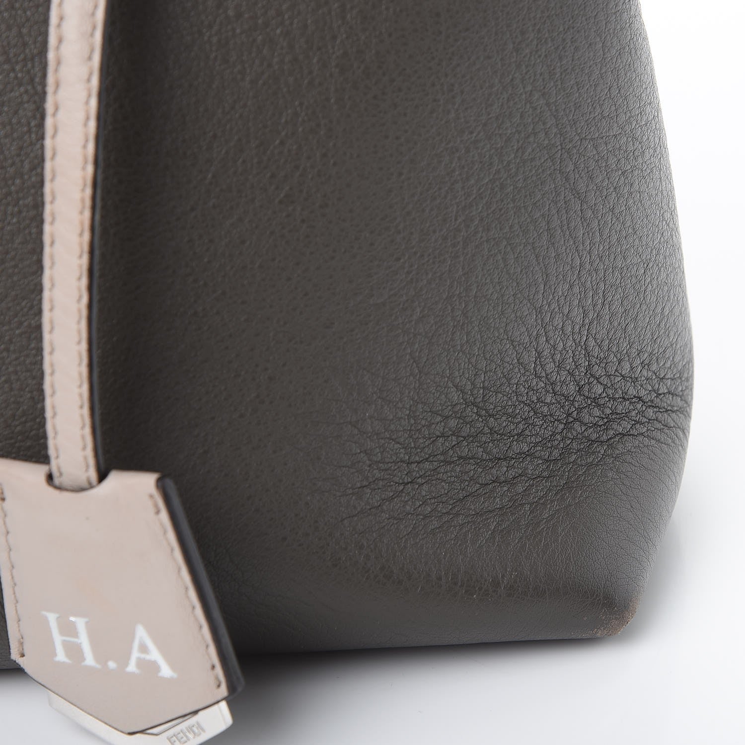 Fendi Vitello Dolce 4 Color Medium By The Way Boston Bag Carbone Grigio Polvere Multicolor 11 of 15