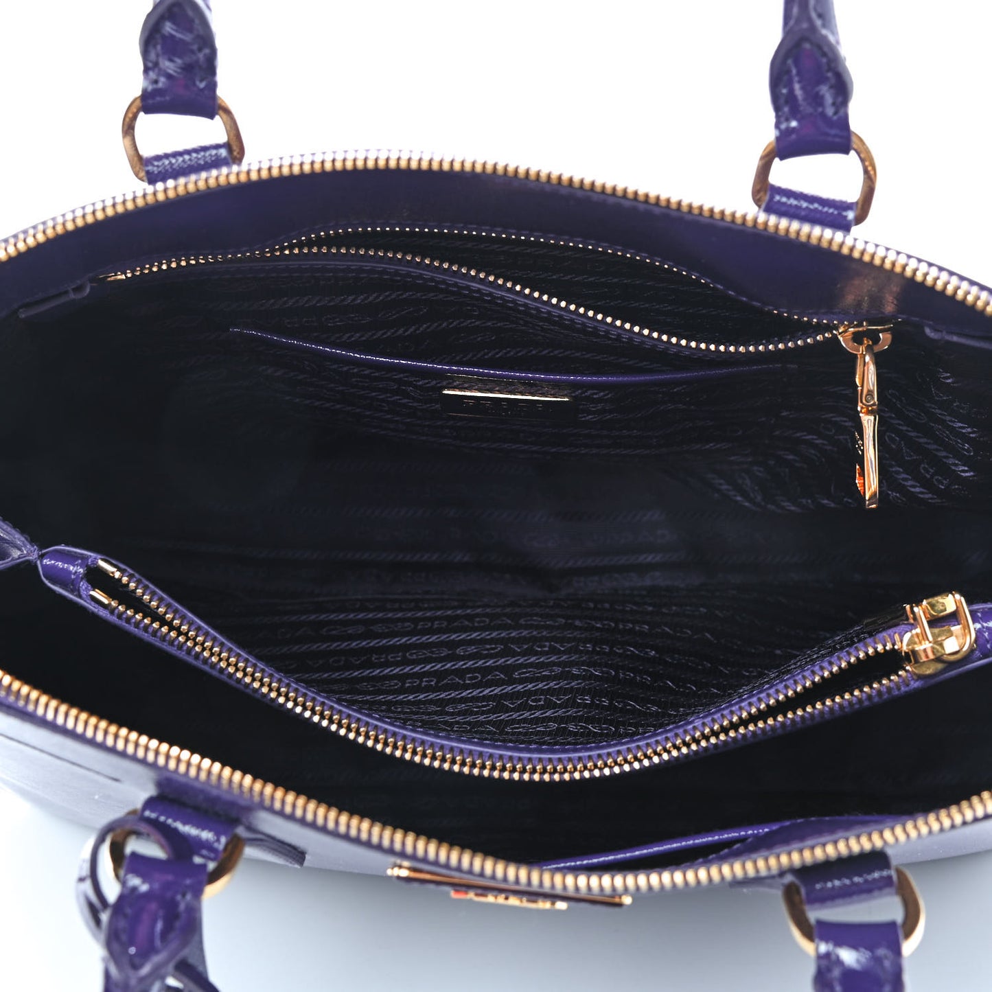 Saffiano Vernice Promenade Tote Viola