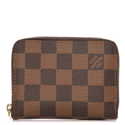Louis Vuitton Damier Ebene Zippy Coin Purse 1 of 7