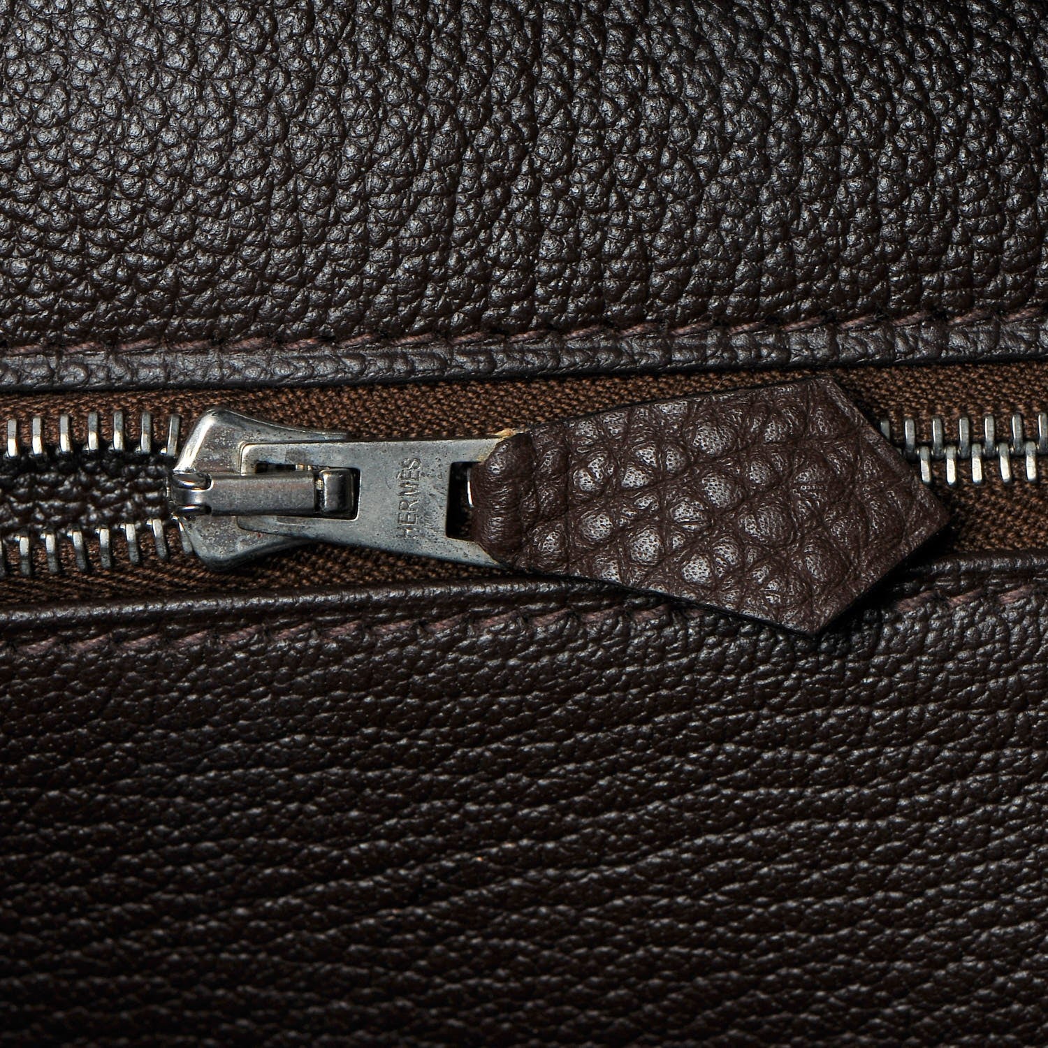 Hermes Togo Birkin 40 Chocolate 9 of 29