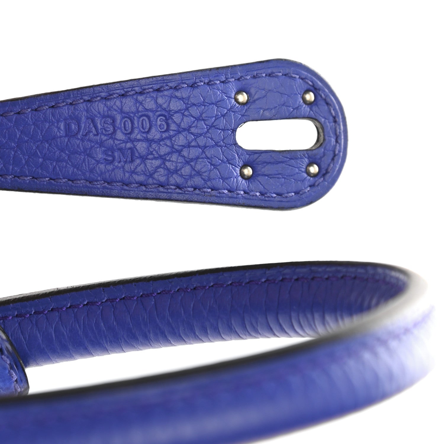 Hermes Taurillon Clemence Matte Niloticus Crocodile Touch Lindy 26 Bleu Electrique 7 of 10