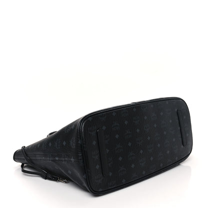 MCM Visetos Large Liz Reversible Shopper Tote Black 5 of 17