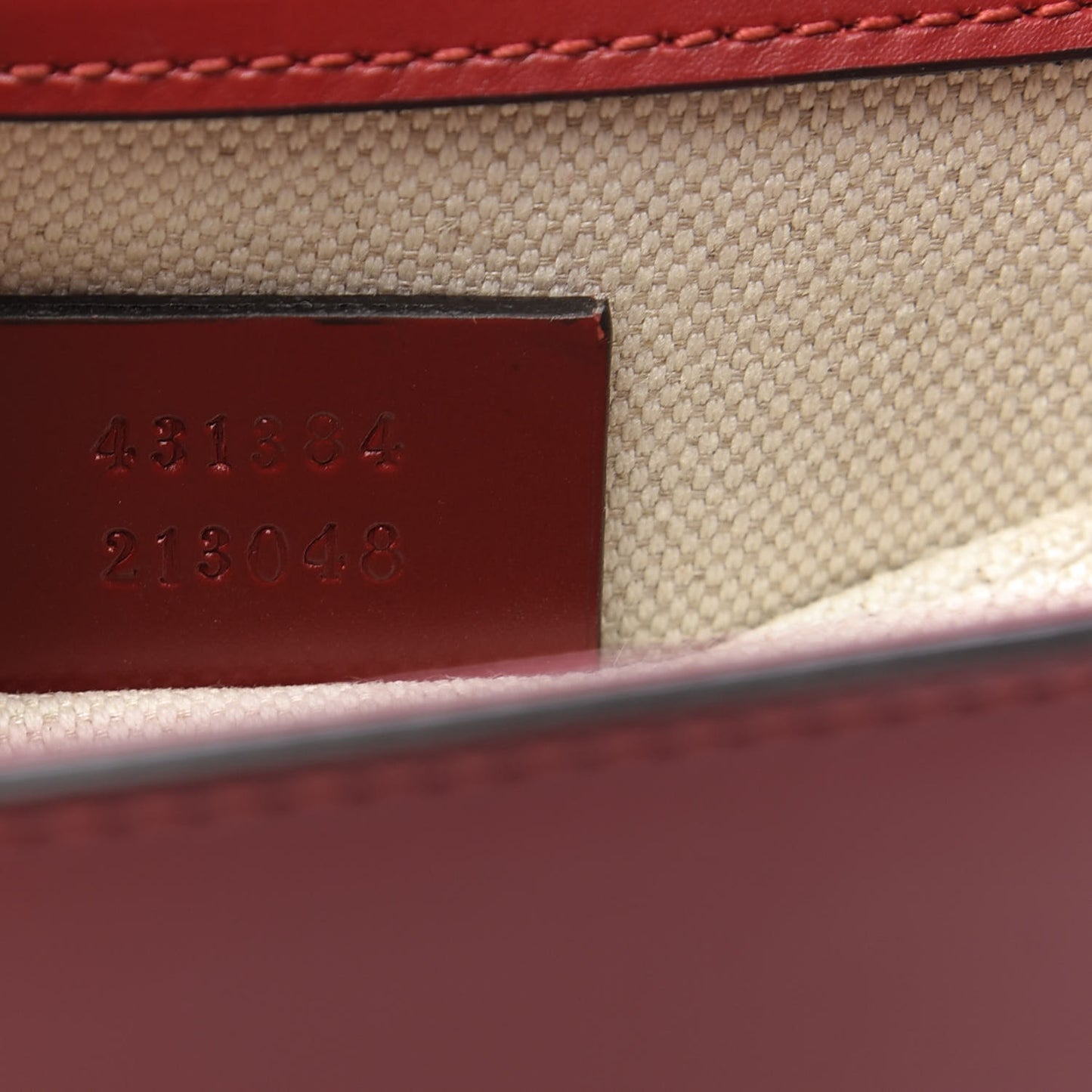 Knight Calfskin Small GG Marmont Chain Handle Bag Hibiscus Red