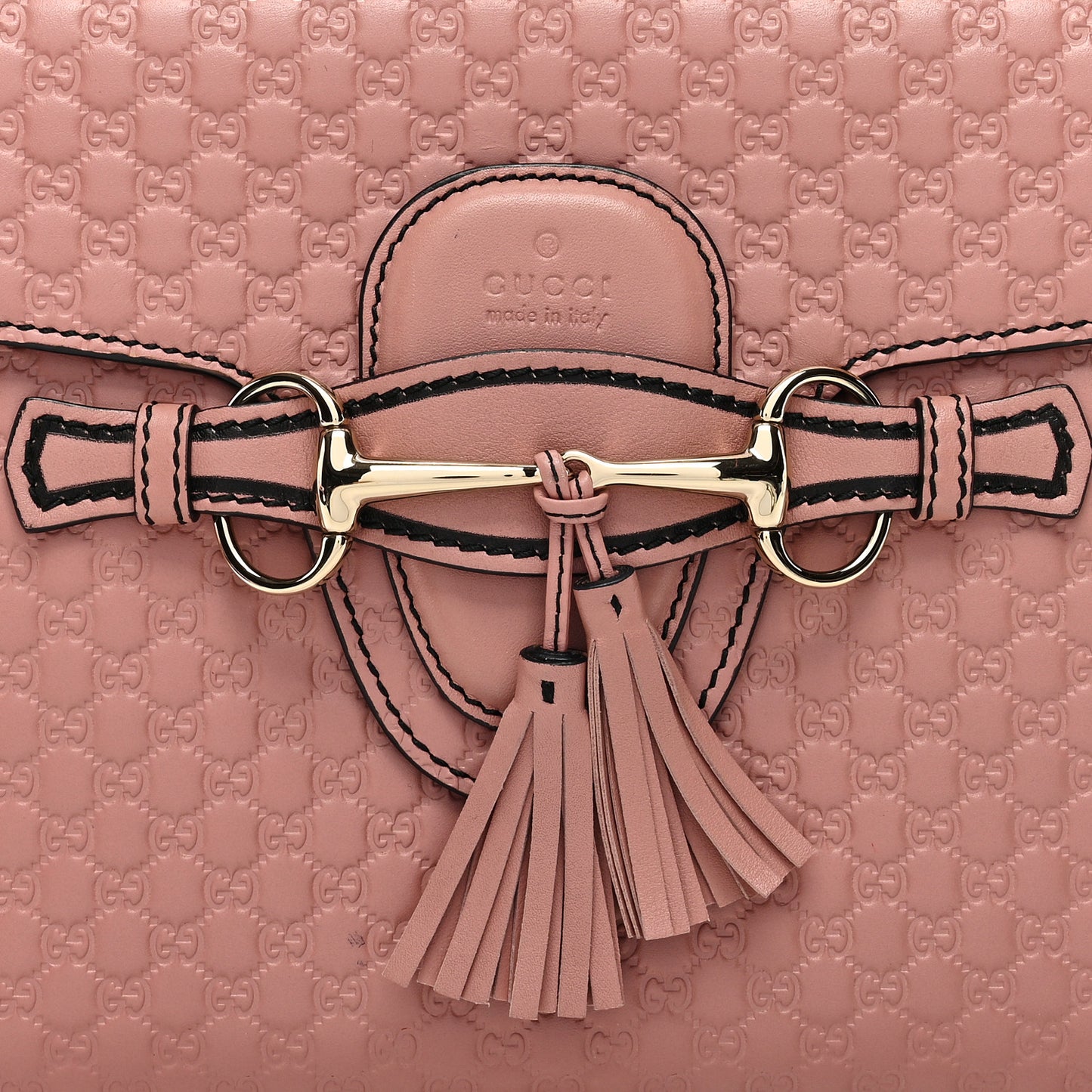 Microguccissima Medium Emily Chain Shoulder Bag Soft Pink