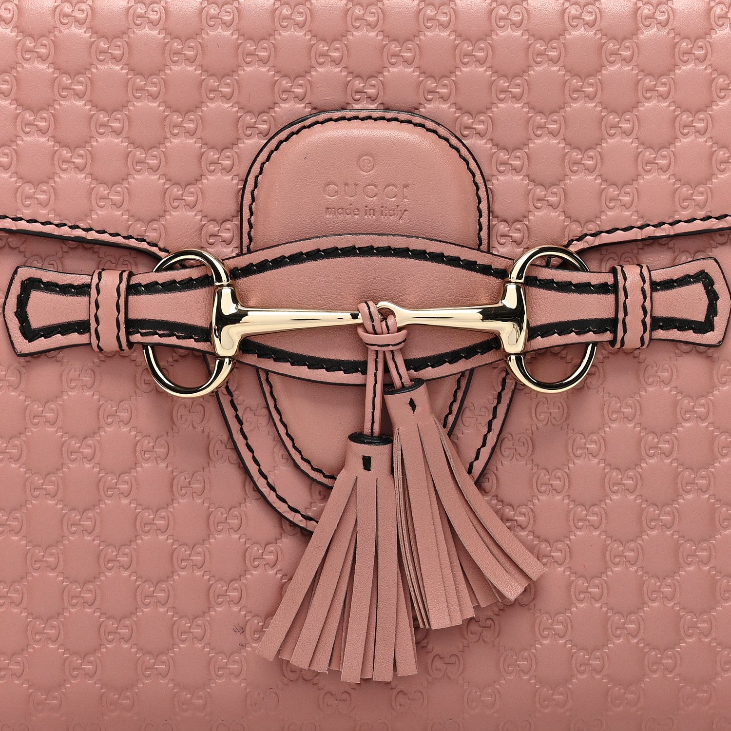 Gucci Microguccissima Medium Emily Chain Shoulder Bag Soft Pink 9 of 10