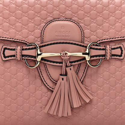 Gucci Microguccissima Medium Emily Chain Shoulder Bag Soft Pink 9 of 10