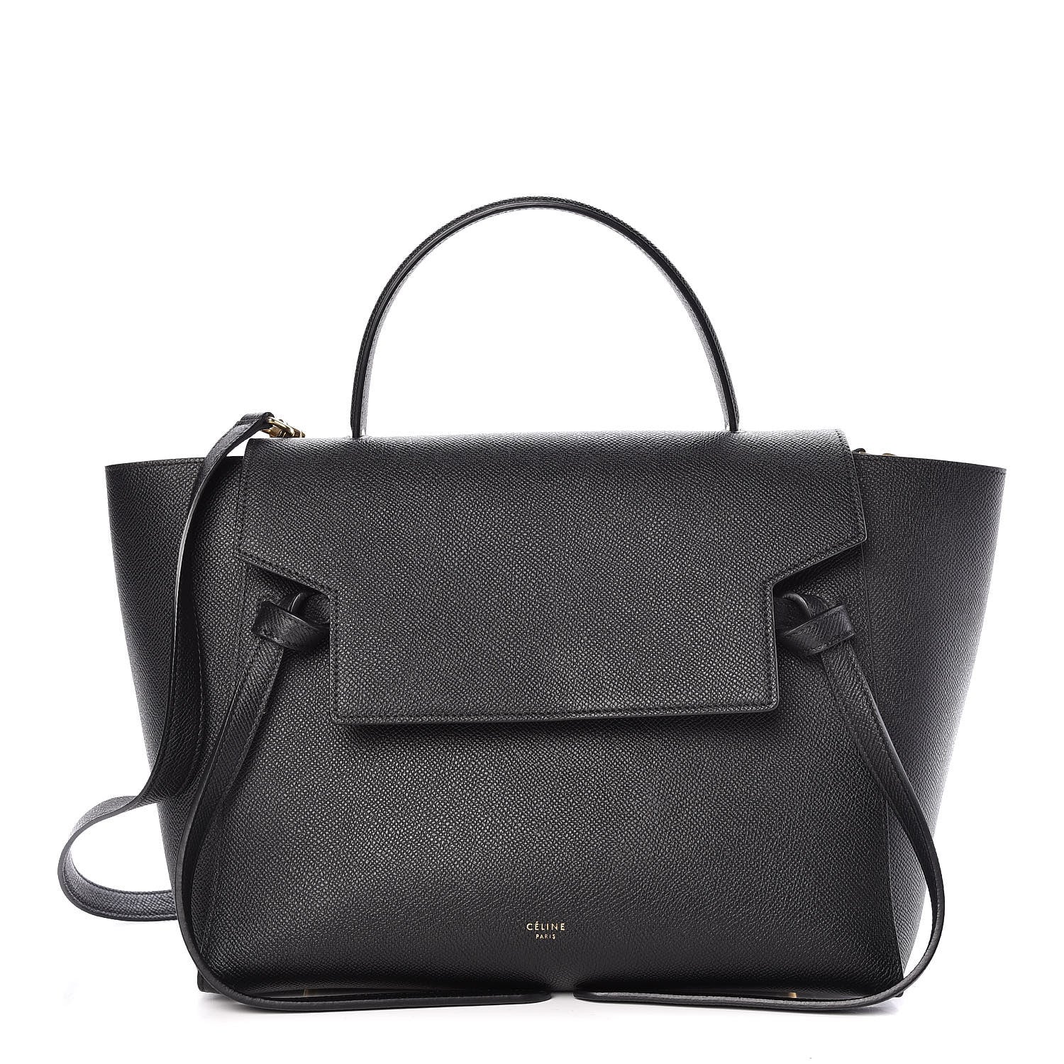 Celine Grained Calfskin Mini Belt Bag Black 1 of 9