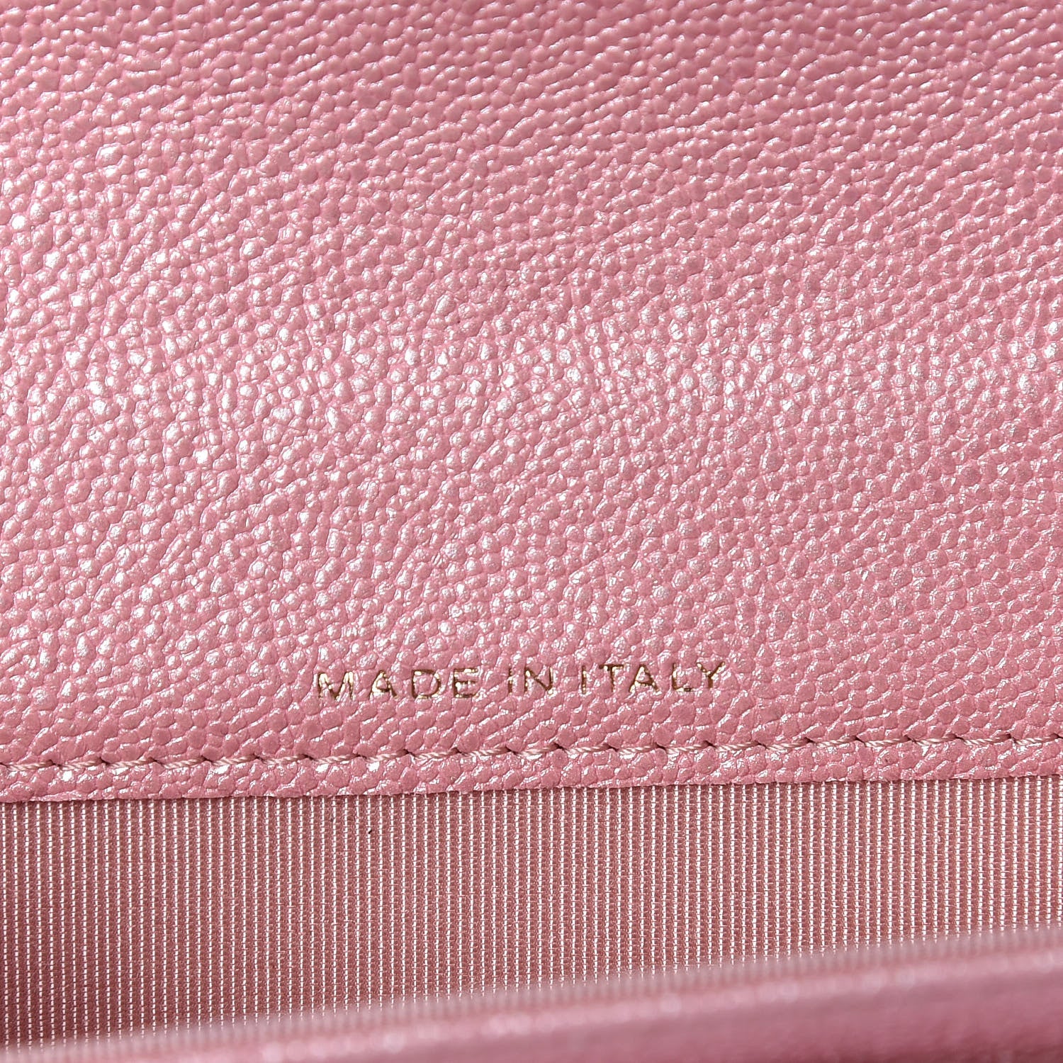Chanel Iridescent Caviar Quilted Flap Card Holder Rose Pink 6 of 10