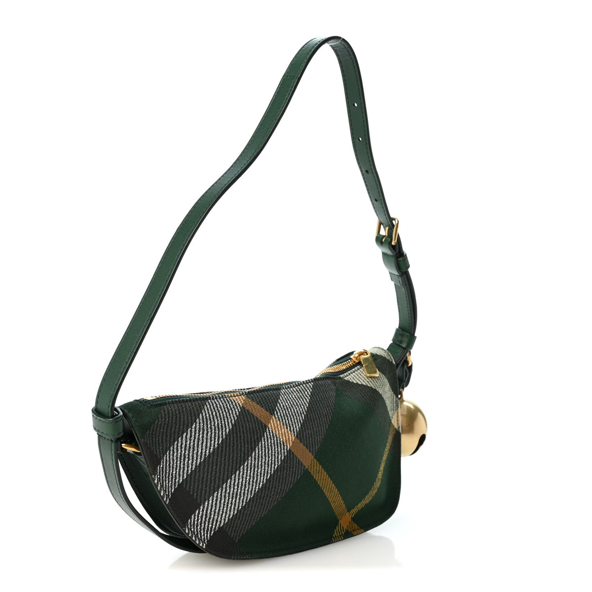 Burberry Jacquard Check Mini Shield Bag Ivy 3 of 10