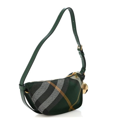 Burberry Jacquard Check Mini Shield Bag Ivy 3 of 10