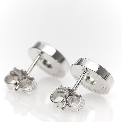 Tiffany Sterling Silver 1837 Circle Earrings 3 of 4