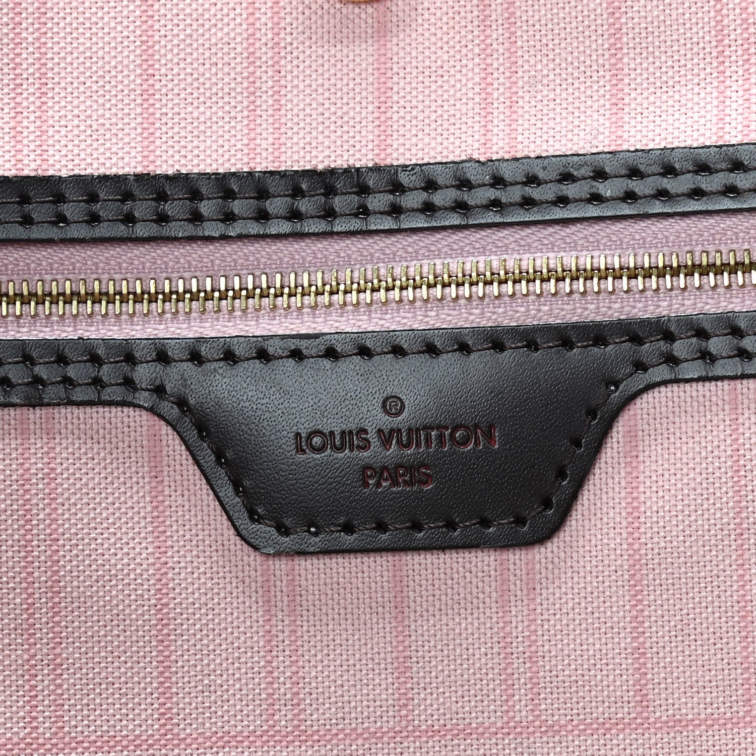 Louis Vuitton Damier Ebene Neo Neverfull MM Rose Ballerine 6 of 11