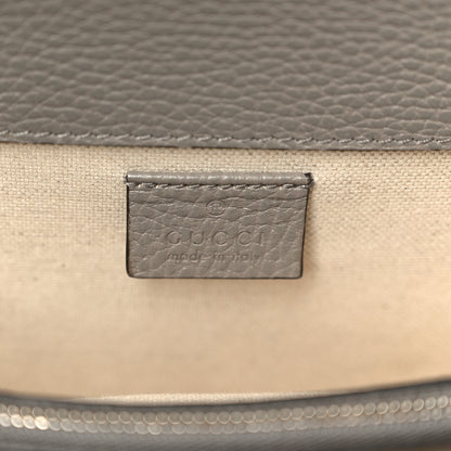 Gucci Pebbled Calfskin Small Dionysus Shoulder Bag Dusty Grey 7 of 12
