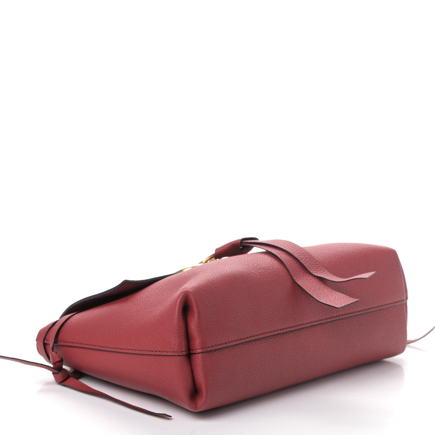 Calfskin Small VRing Chain Shoulder Bag Rosso Valentino