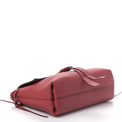 Valentino Garavani Calfskin Small VRing Chain Shoulder Bag Rosso Valentino 3 of 4