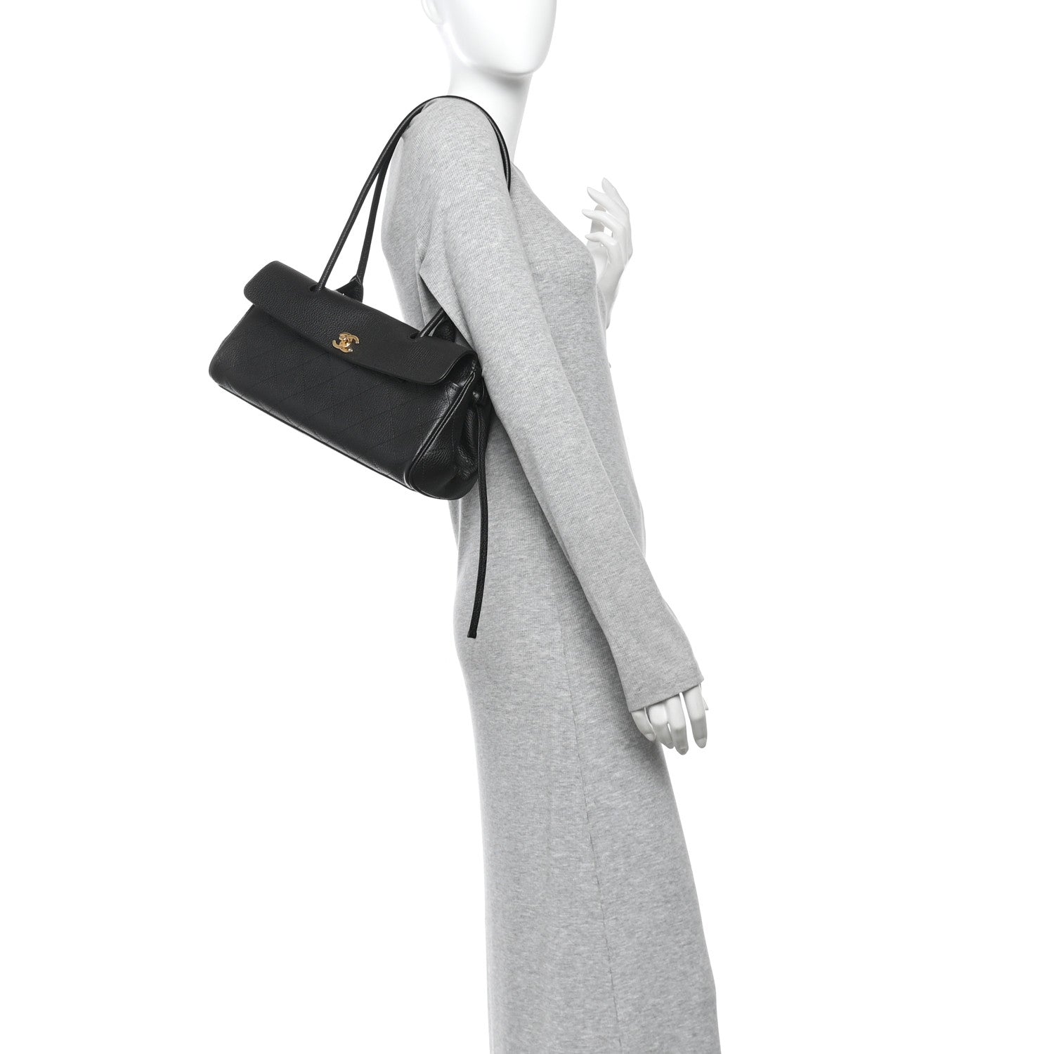 Chanel Grained Calfskin Urban Essentials Small Shopping Bag Black 2 of 10
