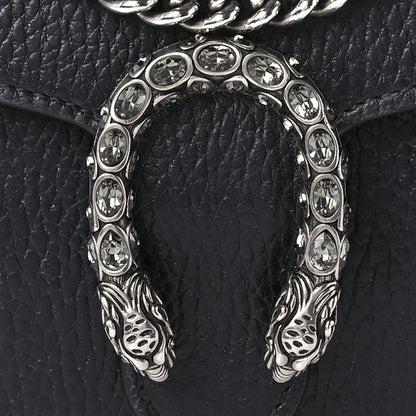 Gucci Calfskin Mini Dionysus Chain Wallet Black 8 of 11