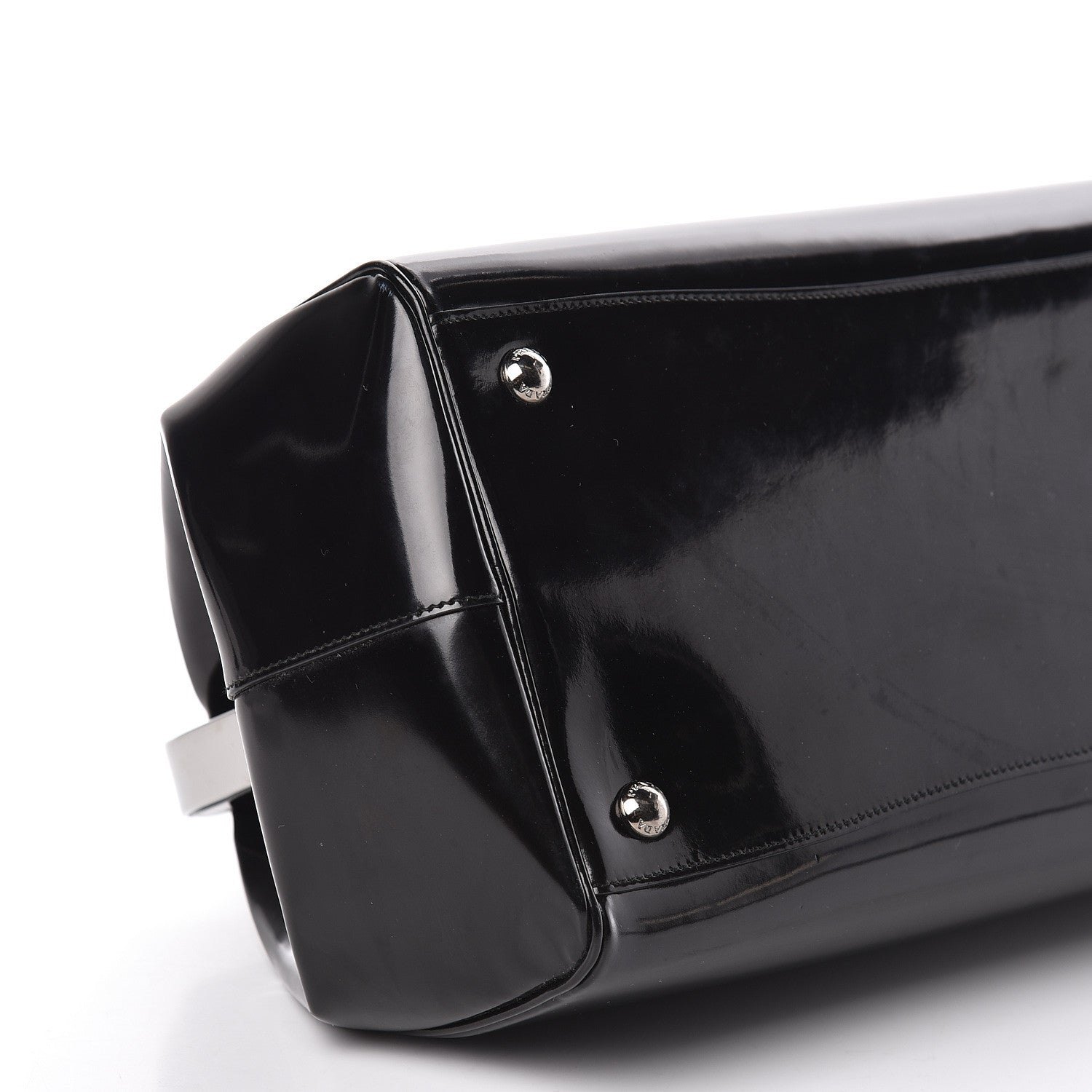 Prada Spazzolato Frame Bag Black 8 of 10