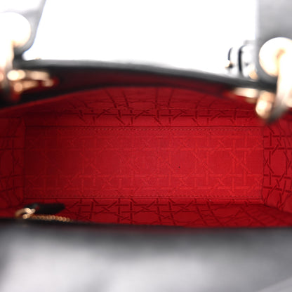 Christian Dior Lambskin Cannage Small My ABCDior Lady Dior Black 5 of 13