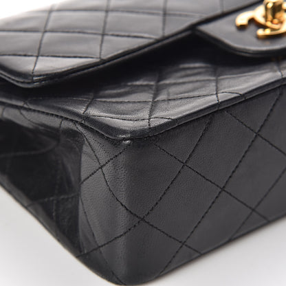 Chanel Lambskin Quilted Small Double Flap Black 12 of 23