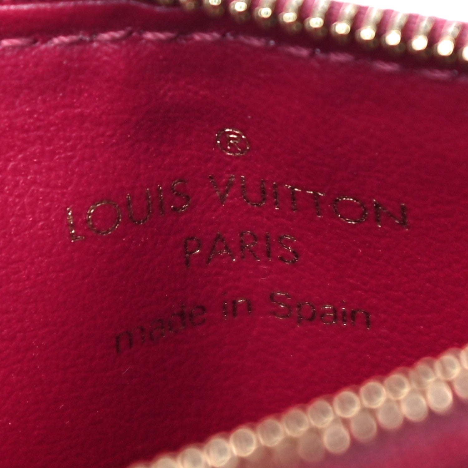 Louis Vuitton Monogram Zipped Card Holder Fuchsia 6 of 13