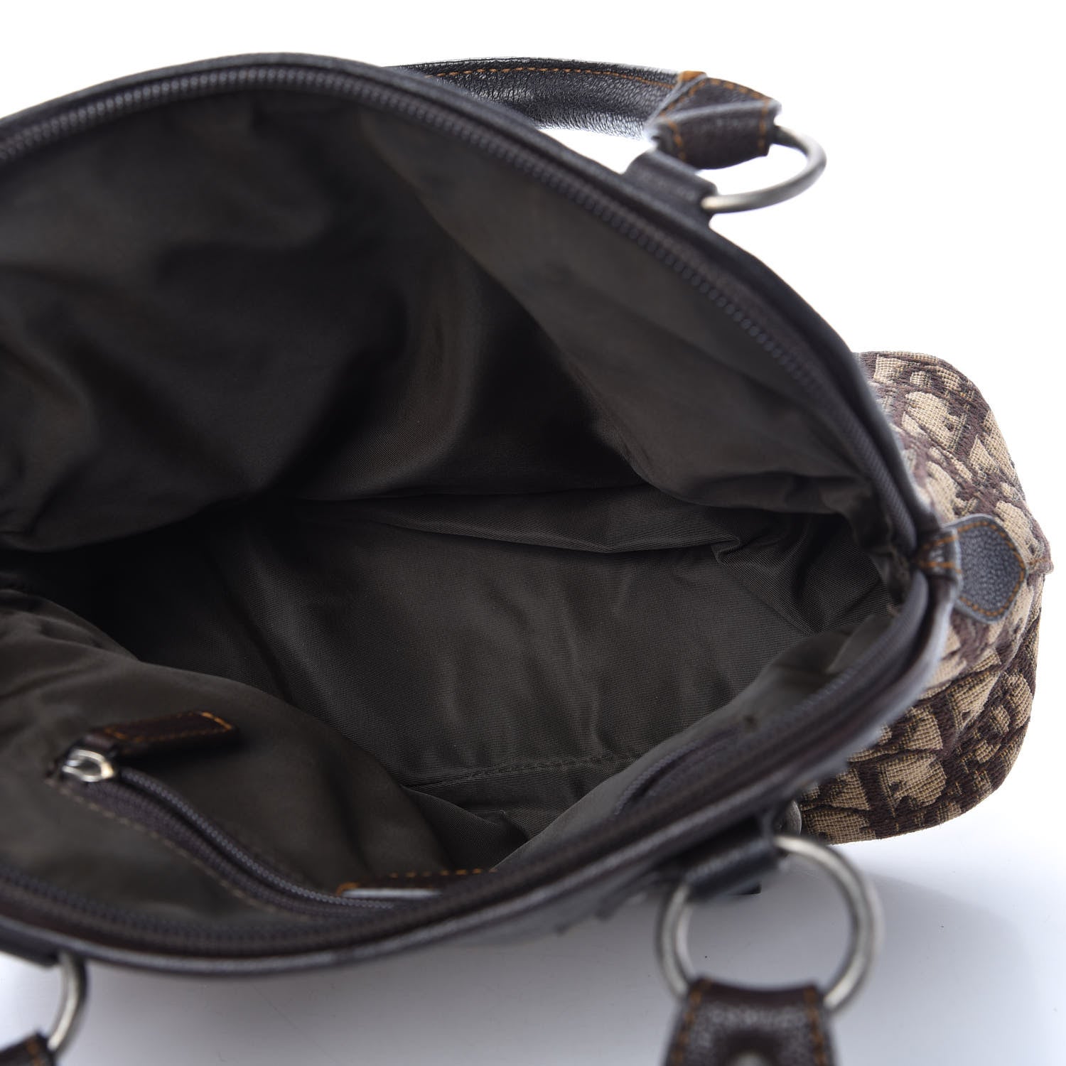 Christian Dior Monogram Plaque Bowler 5 of 10