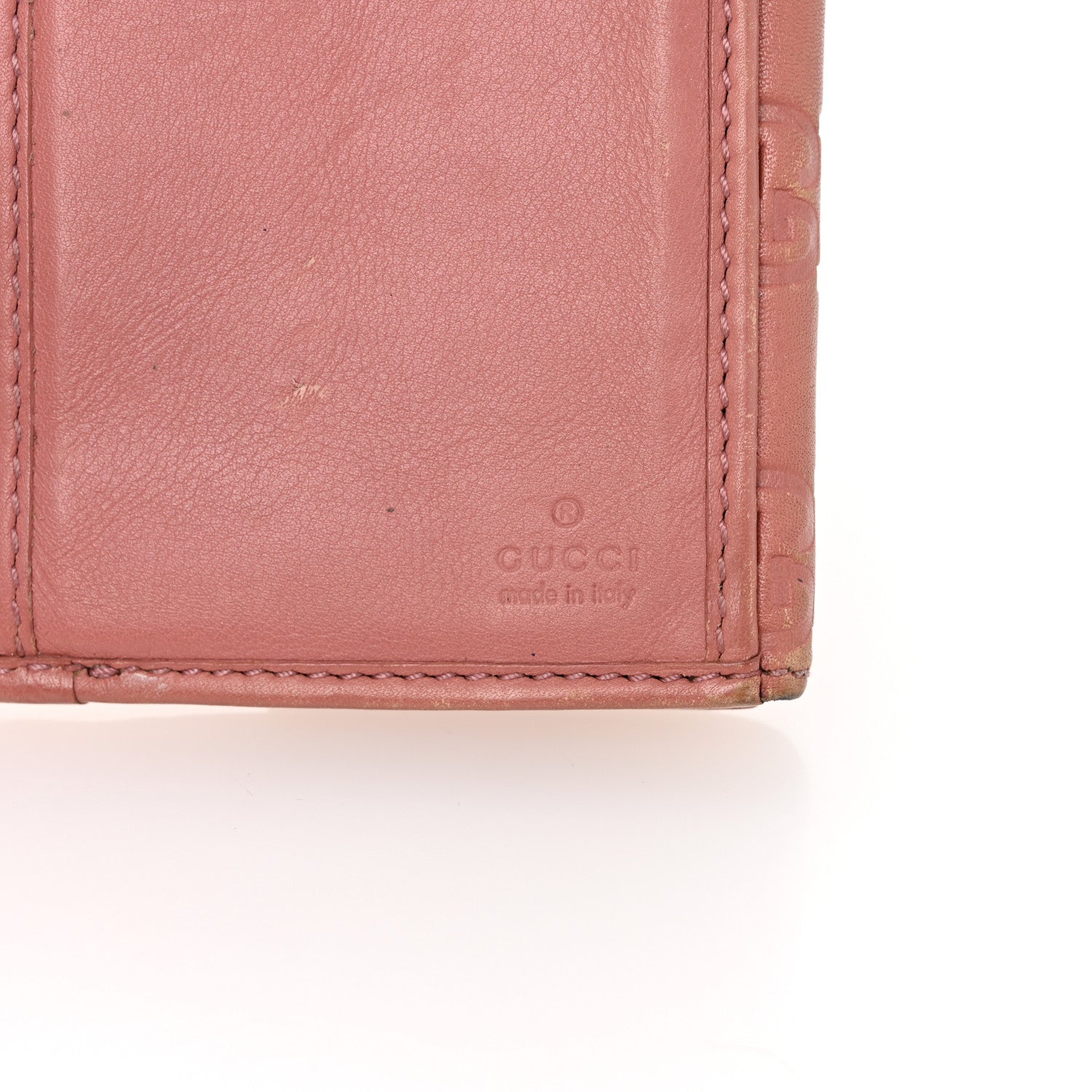 Gucci Guccissima Heart Continental Wallet Mauve 6 of 10