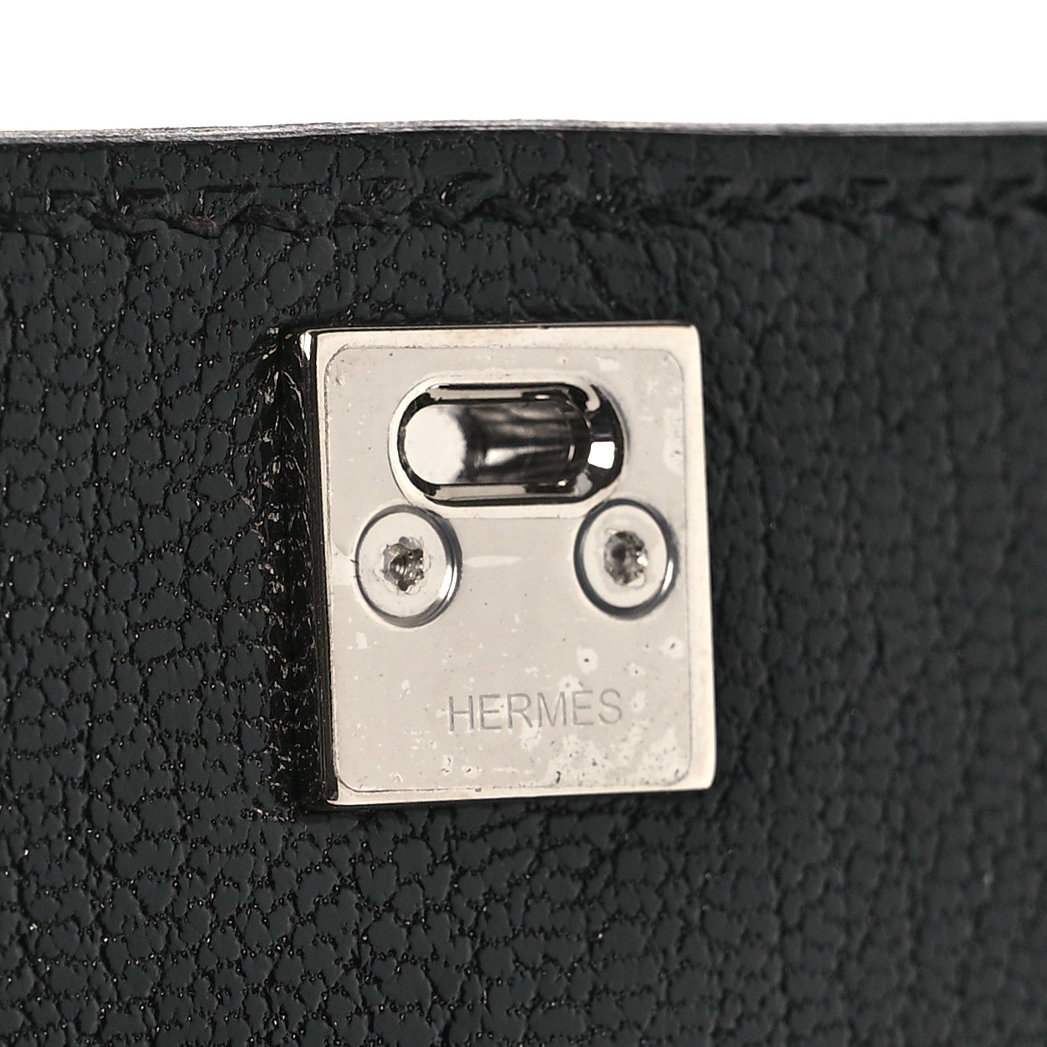 Hermes Chamkila Goatskin Medor To Go Wallet Black 11 of 12