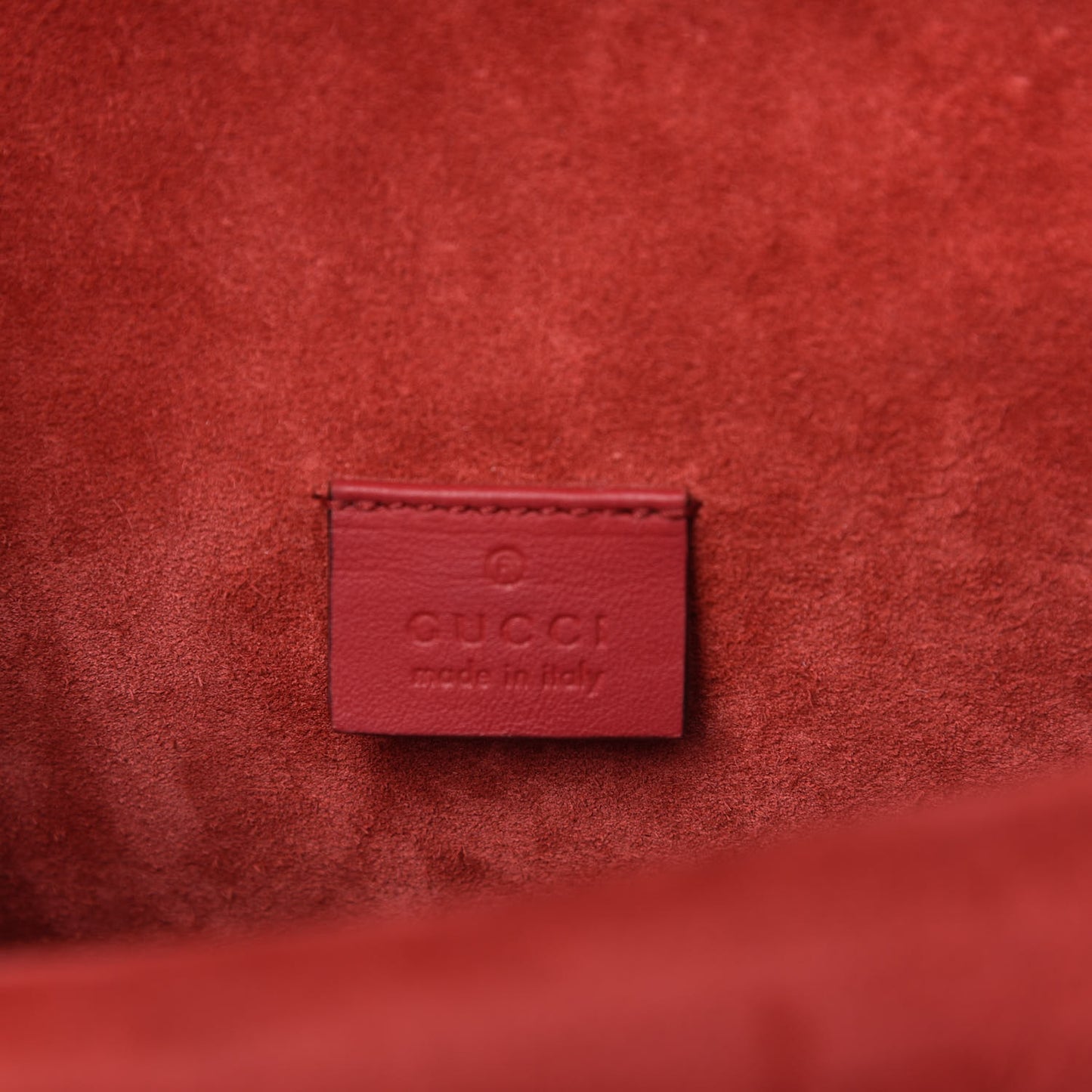 GG Supreme Monogram Mini Dionysus Shoulder Bag Hibiscus Red