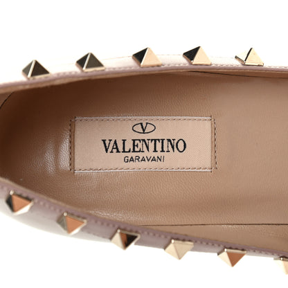 Valentino Garavani Patent Rockstud 100mm Pumps 38.5 Poudre 6 of 8
