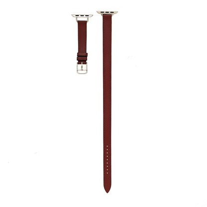 Hermes Swift 41mm Apple Watch Attelage Double Tour Band Rouge H 1 of 4