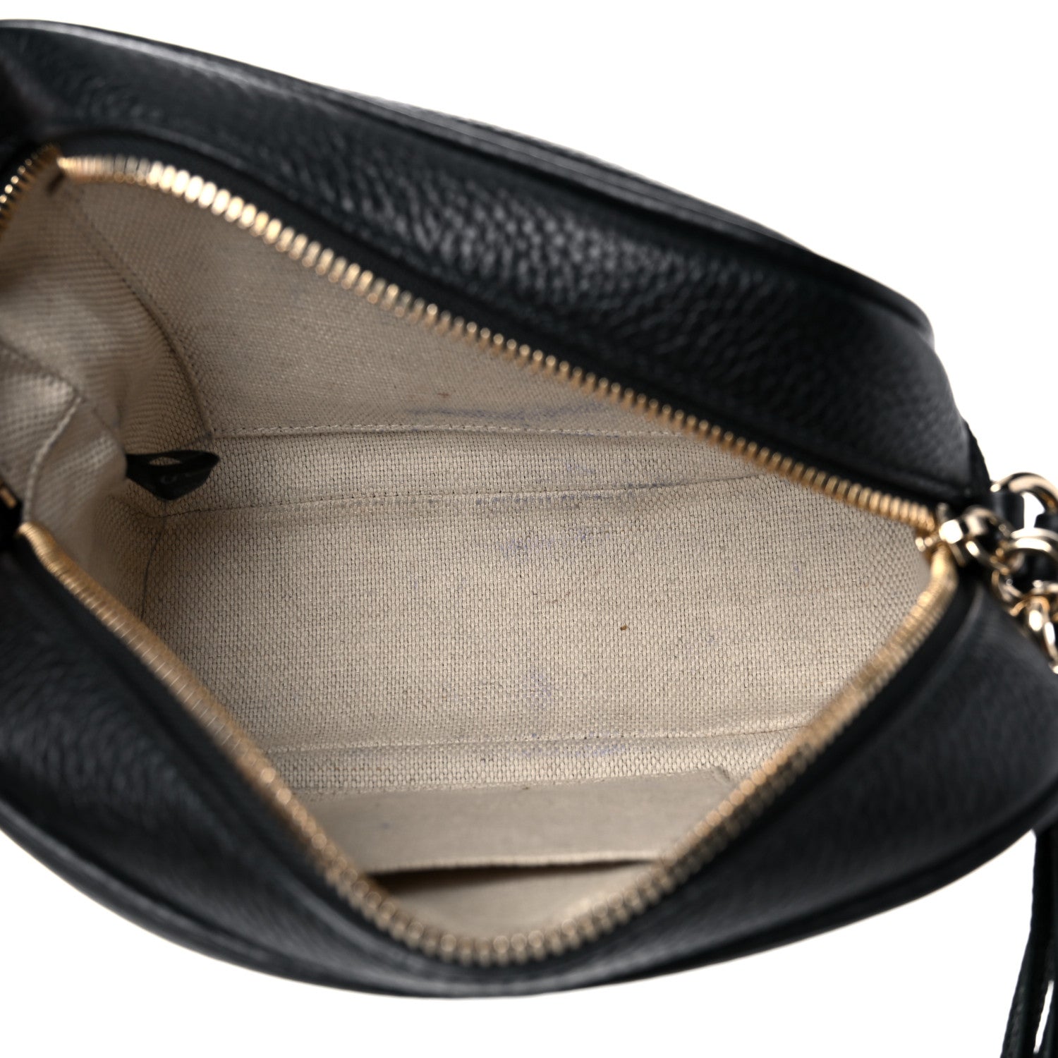 Gucci Pebbled Calfskin Small Soho Disco Bag Black 5 of 20