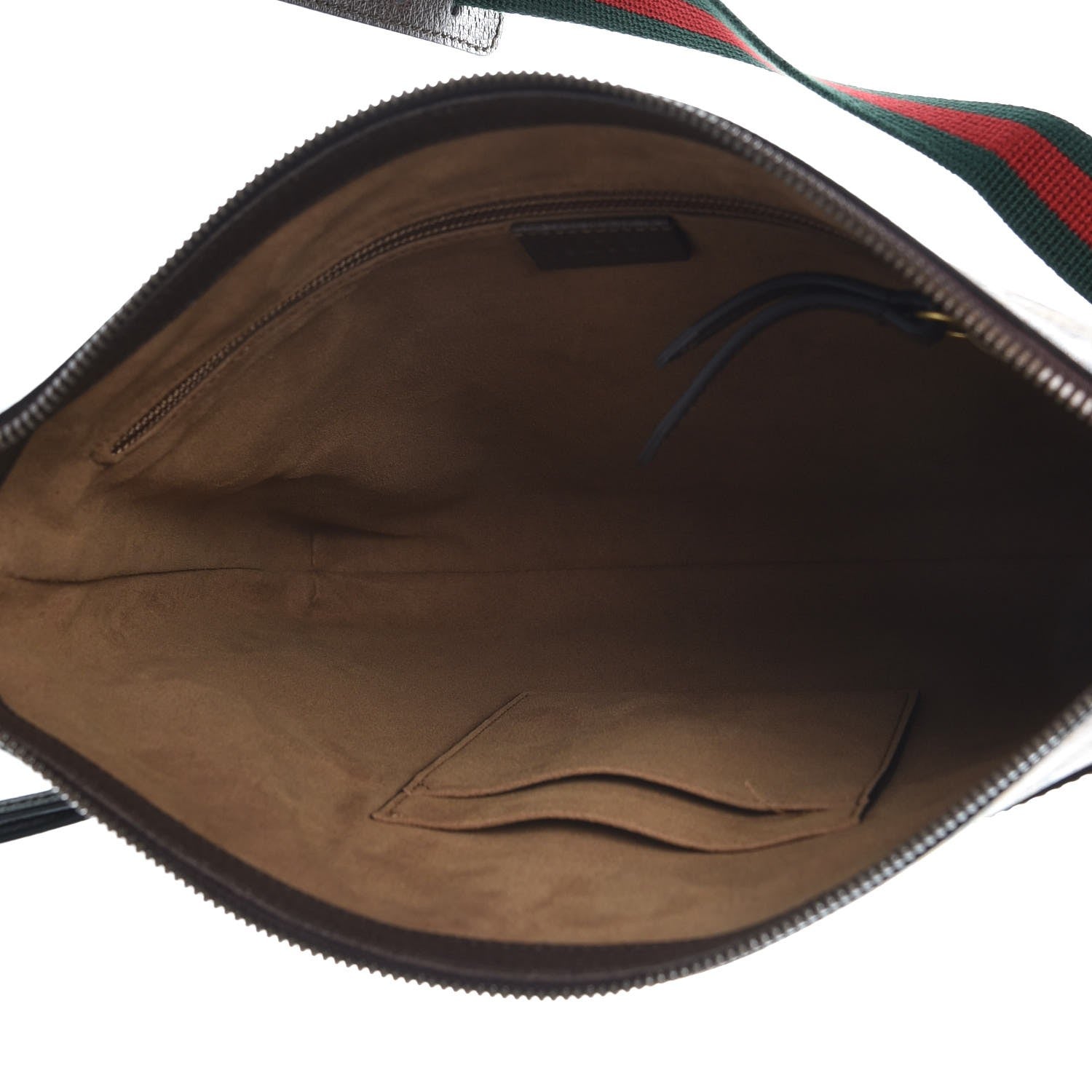 Gucci GG Supreme Monogram Bengal Web Medium Flat Messenger Beige Yard 5 of 8