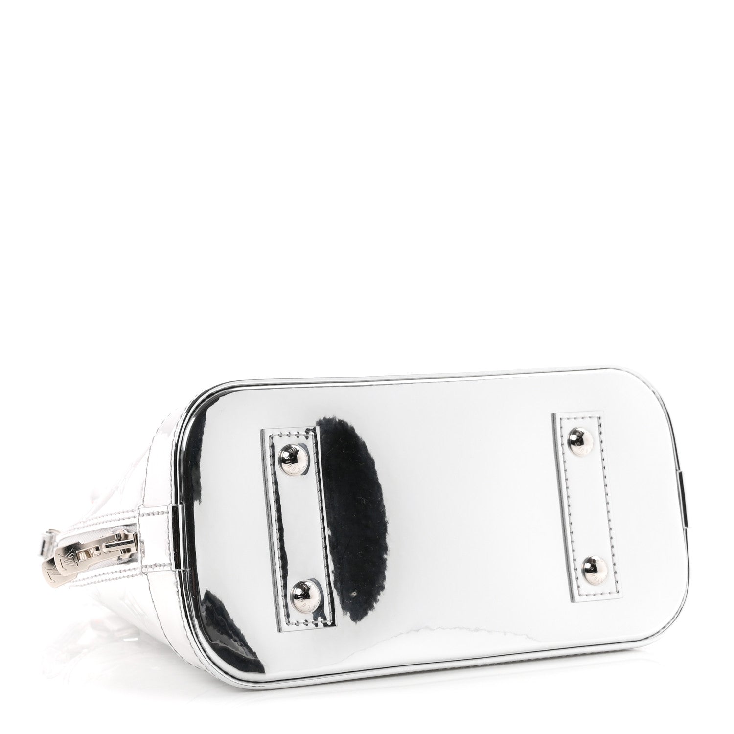 Louis Vuitton Monogram Miroir Alma BB Silver 3 of 9
